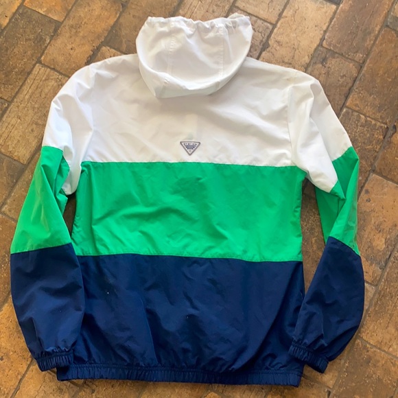 Columbia Pullover Hooded Windbreaker - Picture 3 of 4